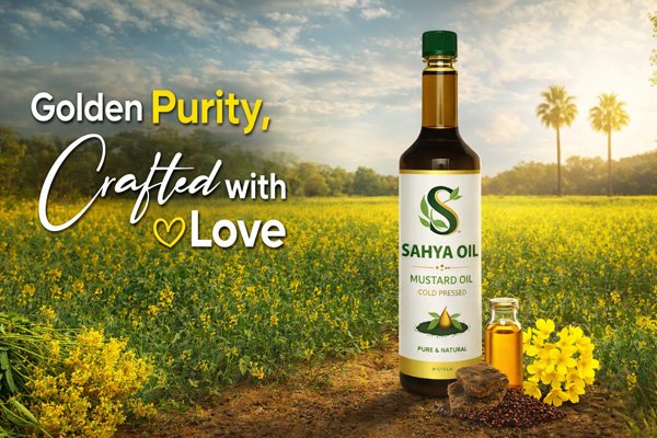 Sahya Oil Cold Pressed Mustard Oil 1L
